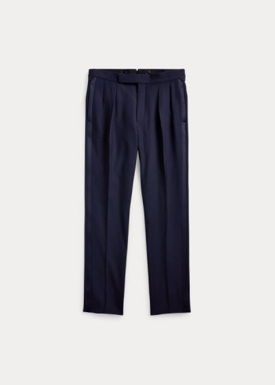 Men's Polo Ralph Lauren Pleated Tuxedo Trousers | 924836EHF